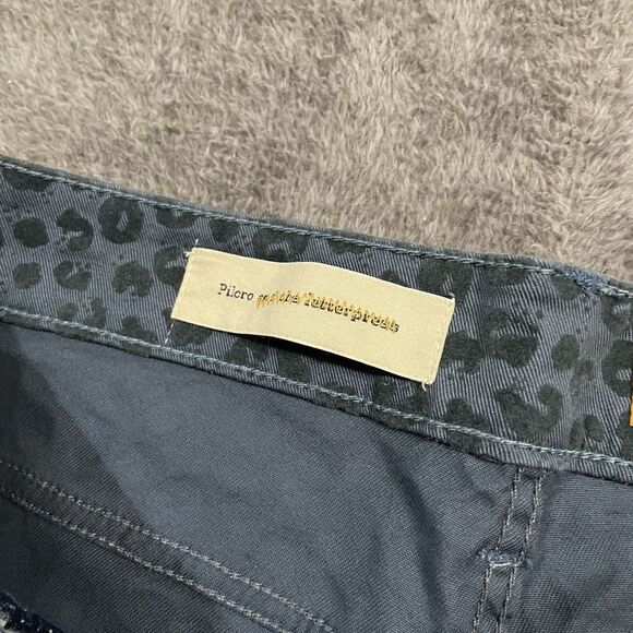 Anthropologie Pilcro and the Letterpress Fit/Stet Pants Size 32 Animal Velvet - Picture 5 of 14